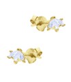 Gorgeous CZ Stone Silver Stud Earring STS-6236